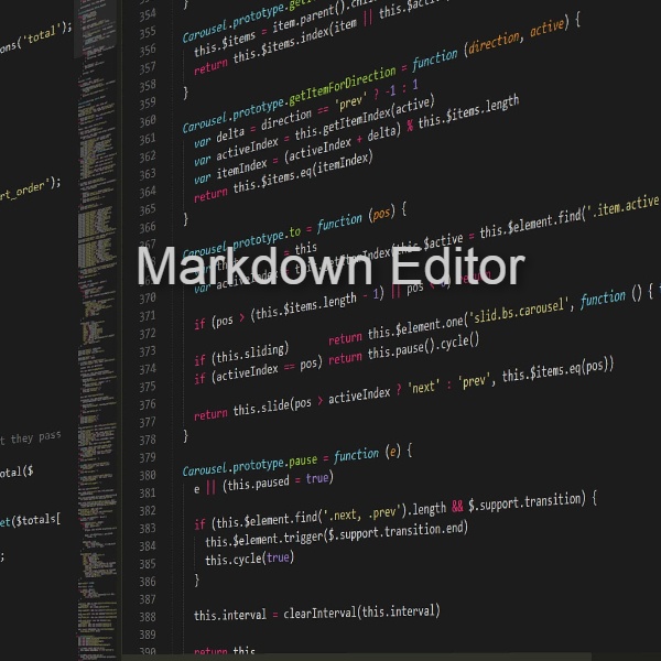 markdown editor